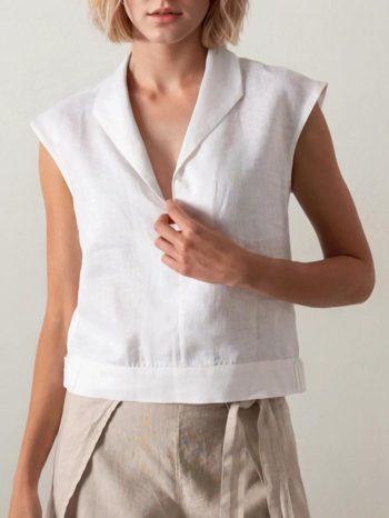 Tanks & Camis | Style We X Chillinen |Regular Fit Linen Tank Top - Women